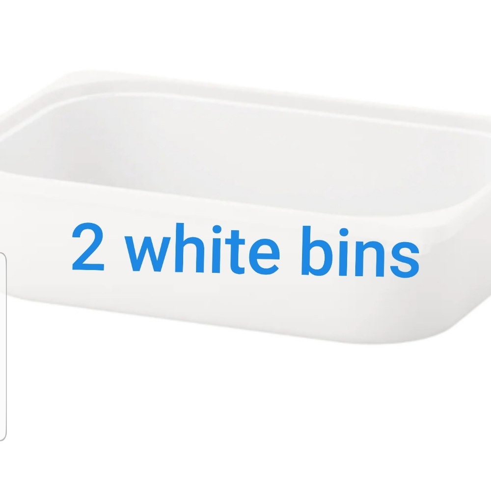 2 TROFASTStorage box, white16 ½x11 ¾x4 "